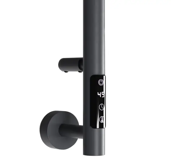 Полотенцесушитель с эл. нагревательным элементом, тип Е2. модель Ti#1 L.43х80.F6 (timer), графит